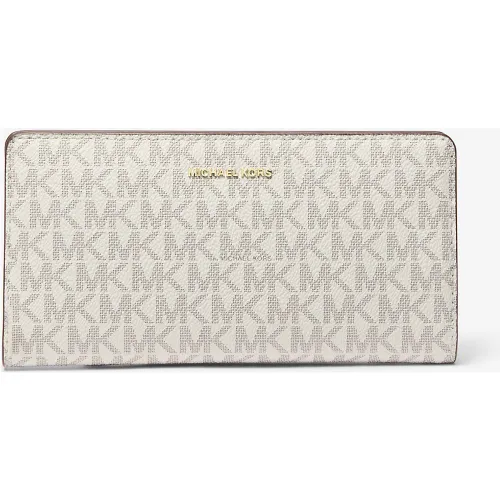 MK Grand portefeuille Bryant avec logo Signature et bouton-pression sur le devant - Michael Kors - MICHAEL Michael Kors - Modalova