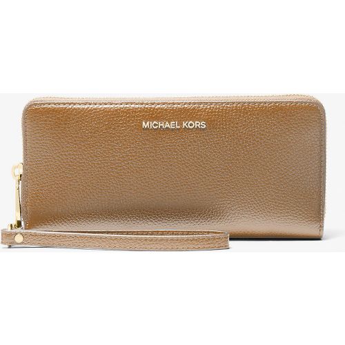 MK Grand portefeuille continental Jet Set Travel en cuir grainé - Michael Kors - MICHAEL Michael Kors - Modalova
