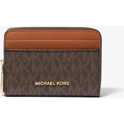 MK Petit porte-cartes entièrement zippé Jet Set à logo Signature - Michael Kors - MICHAEL Michael Kors - Modalova