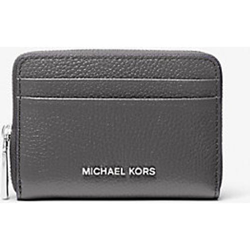 MK Petit porte-cartes entièrement zippé Jet Set en cuir grainé - Michael Kors - MICHAEL Michael Kors - Modalova