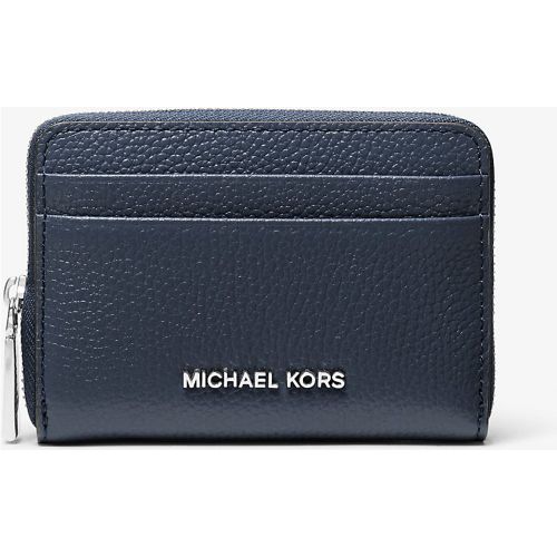 MK Petit porte-cartes entièrement zippé Jet Set en cuir grainé - Michael Kors - MICHAEL Michael Kors - Modalova