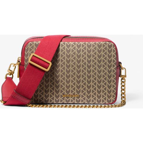 Sac à bandoulière pour appareil photo Bryant de taille moyenne en jacquard à logo MK2000 - Michael Kors - MICHAEL Michael Kors - Modalova