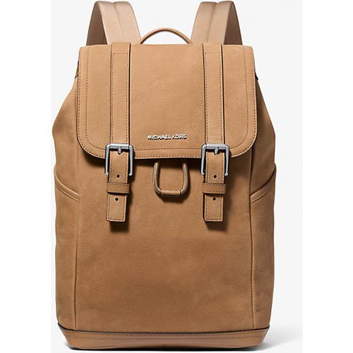 MK Sac à dos Hudson de taille moyenne en cuir grainé - Michael Kors - Michael Kors Mens - Modalova