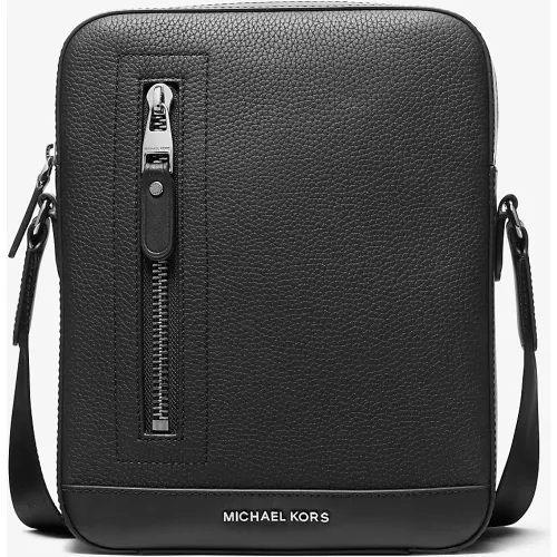 MK Bagage cabine Hudson en cuir grainé - Michael Kors - Michael Kors Mens - Modalova