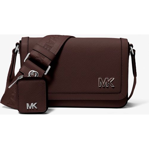 MK Mini sac à bandoulière Edison en cuir grainé avec pochette - Michael Kors - Michael Kors Mens - Modalova