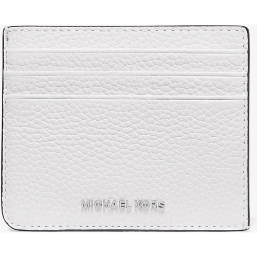 MK Porte-cartes Hudson en cuir grainé - Michael Kors - Michael Kors Mens - Modalova