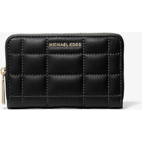 MK Petit portefeuille en cuir matelassé - Michael Kors - MICHAEL Michael Kors - Modalova