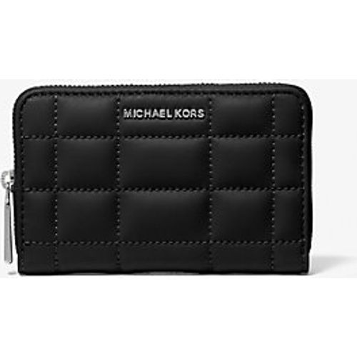 MK Petit portefeuille en cuir matelassé - - Michael Kors - MICHAEL Michael Kors - Modalova