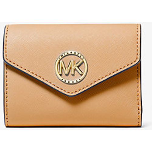 MK Portefeuille enveloppe à trois volets Carmen de taille moyenne en cuir saffiano - - Michael Kors - MICHAEL Michael Kors - Modalova