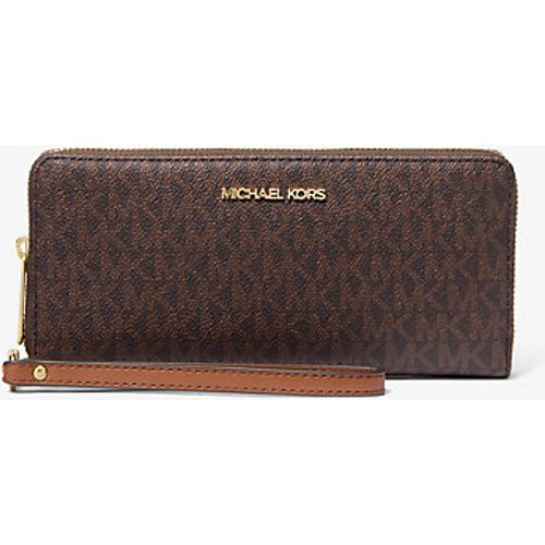 MK Grande pochette à sangle continentale Jet Set Travel avec logo - Michael Kors - Michael Kors Outlet - Modalova