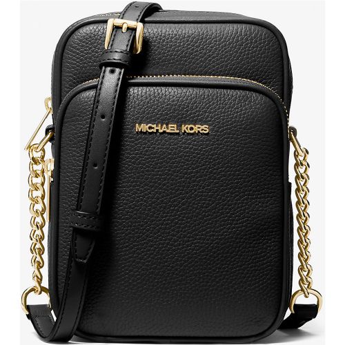 MK Sac à bandoulière Jet Set Travel de taille moyenne en cuir grainé - Michael Kors - Michael Kors Outlet - Modalova