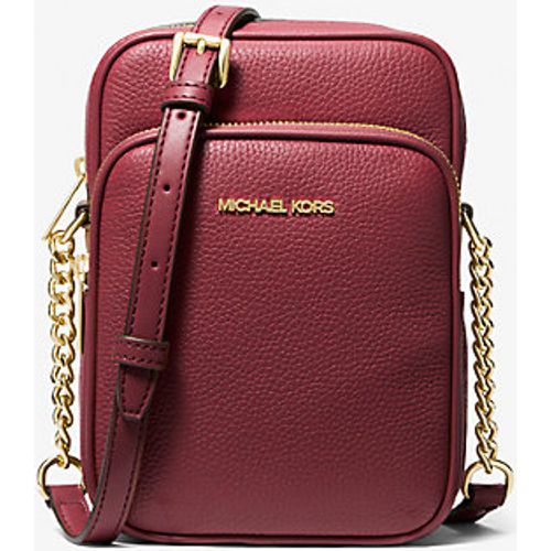 MK Sac à bandoulière Jet Set Travel de taille moyenne en cuir grainé - Michael Kors - Michael Kors Outlet - Modalova