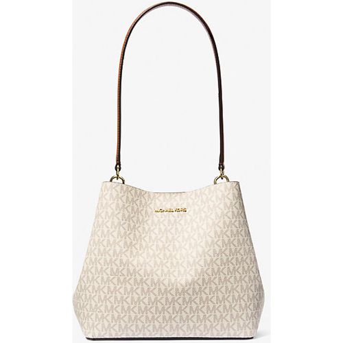 MK Sac porté épaule Pratt de taille moyenne à logo Signature - Michael Kors - Michael Kors Outlet - Modalova