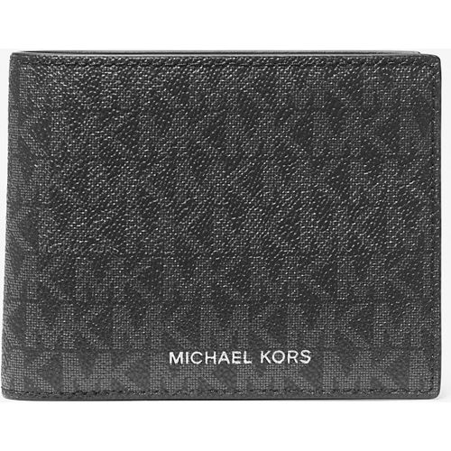 MK Portefeuille compact Harrison à logo avec porte-cartes - Michael Kors - Michael Kors Mens - Modalova