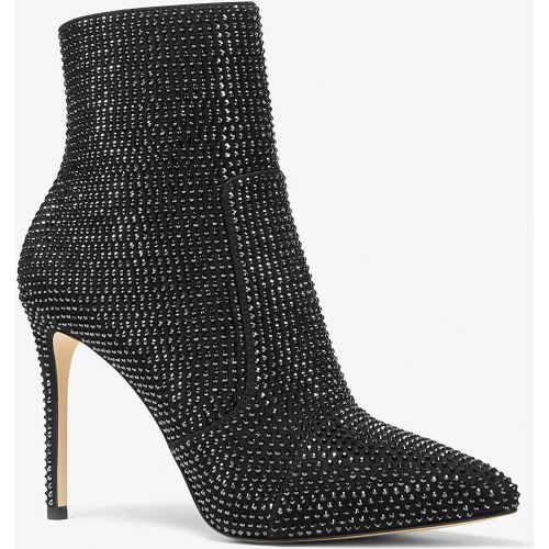 MK Botte Rue en simili daim travaillé ornée de cristaux - Michael Kors - MICHAEL Michael Kors - Modalova