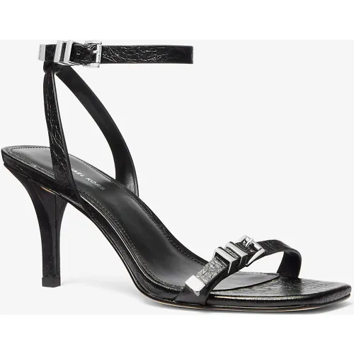 MK Sandale Darrington en cuir craquelé - Michael Kors - MICHAEL Michael Kors - Modalova
