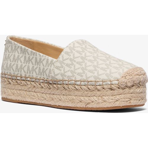 MK Espadrille Lynn à semelle compensée et logo Signature - Michael Kors - MICHAEL Michael Kors - Modalova