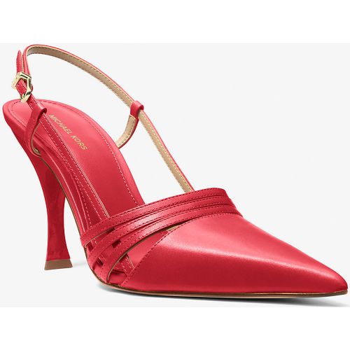 MK Escarpin Haisley en cuir avec bride arrière - Michael Kors - MICHAEL Michael Kors - Modalova