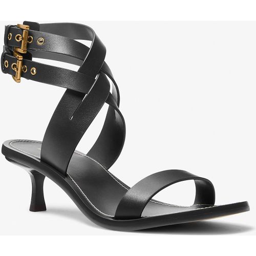 MK Sandale Irene en cuir à petit talon - Michael Kors - MICHAEL Michael Kors - Modalova