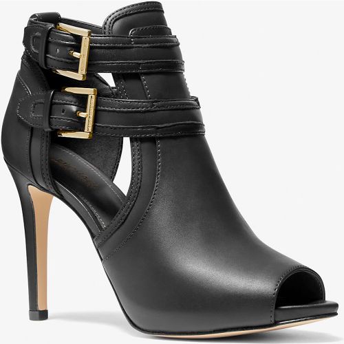 MK Bottine Blaze en similicuir à bout ouvert - Michael Kors - Michael Kors Outlet - Modalova