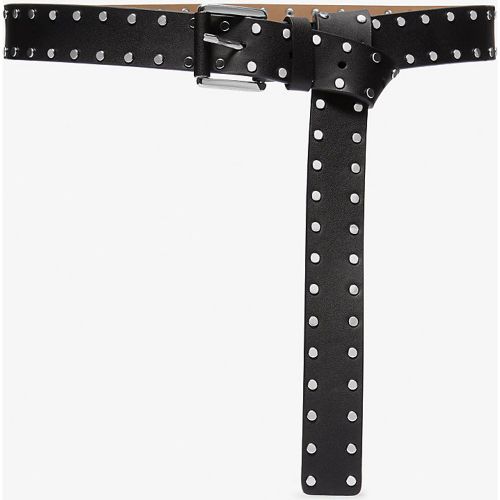 MK Ceinture Colby en cuir clouté - Michael Kors - MICHAEL Michael Kors - Modalova