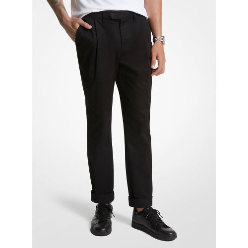 MK Pantalon à revers en coton extensible - Michael Kors - Michael Kors Mens - Modalova