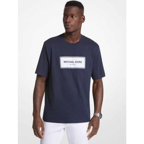 MK T-shirt surdimensionné en coton avec logo - Michael Kors - Michael Kors Mens - Modalova