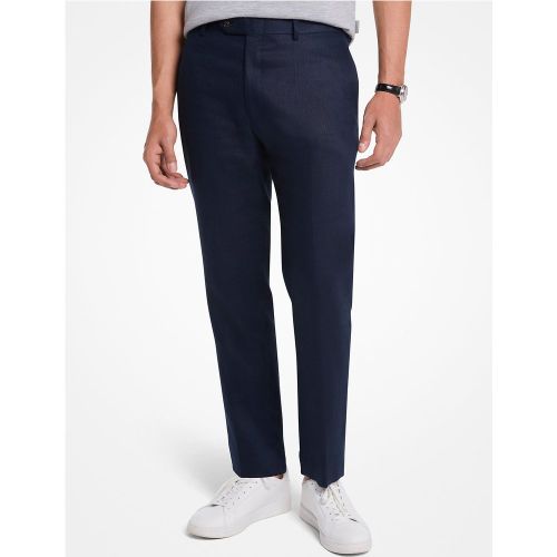 MK Pantalon Finn à jambes droites en lin - Michael Kors - Michael Kors Mens - Modalova