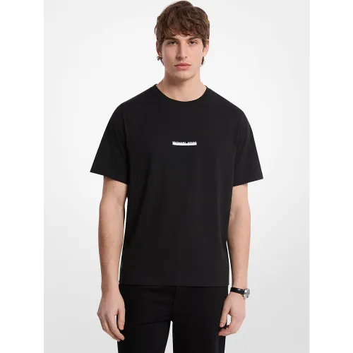 MK T-shirt en coton avec logo - Michael Kors - Michael Kors Mens - Modalova