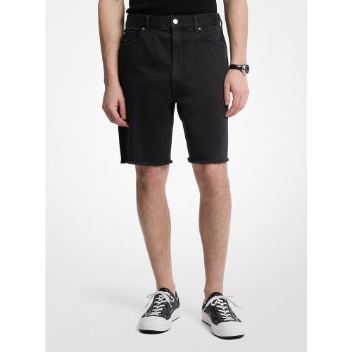 MK Short en denim effiloché - Michael Kors - Michael Kors Mens - Modalova
