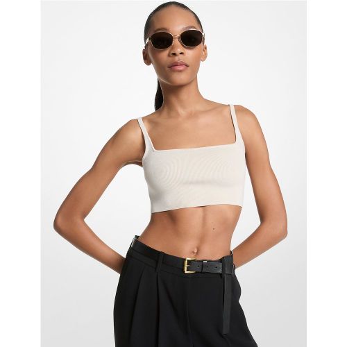 MK Débardeur court en mélange de viscose - Michael Kors - MICHAEL Michael Kors - Modalova