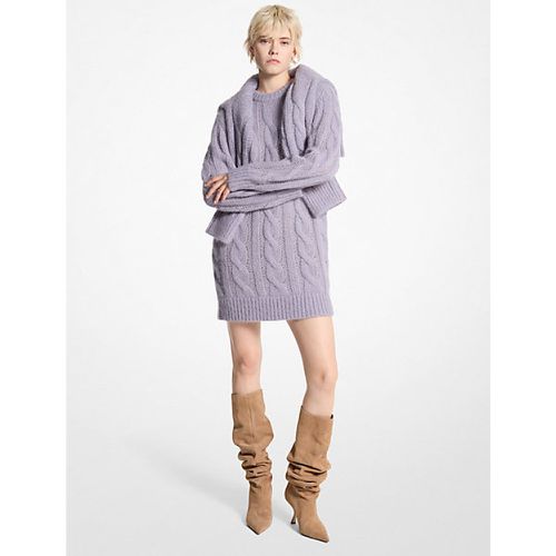 MK Robe pull en laine d'alpaga mélangée torsadée - - Michael Kors - MICHAEL Michael Kors - Modalova