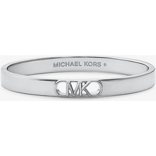 MK Bracelet rigide en laiton plaqué en métal précieux, avec logo Empire - Michael Kors - Modalova