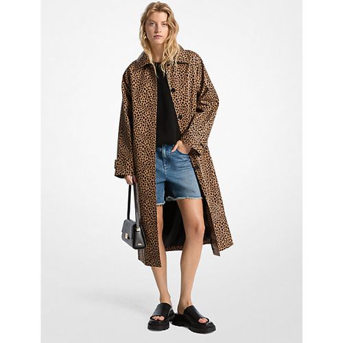 MK Manteau balmacaan à imprimé guépard - Michael Kors - MICHAEL Michael Kors - Modalova