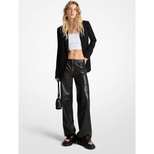 MK Pantalon en cuir - Michael Kors - MICHAEL Michael Kors - Modalova