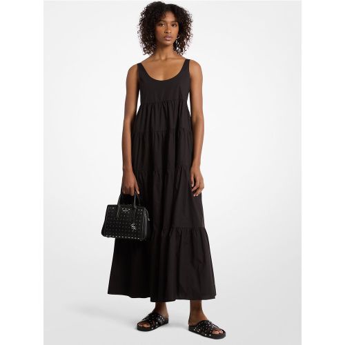 MK Robe à plusieurs niveaux en coton extensible - Michael Kors - MICHAEL Michael Kors - Modalova