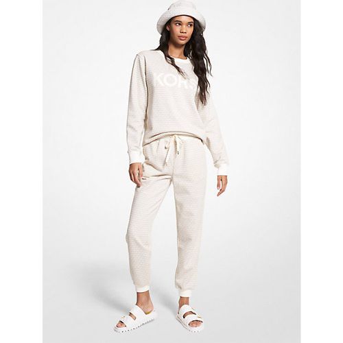 MK Pantalon de jogging en coton éponge à imprimé logo - Michael Kors - MICHAEL Michael Kors - Modalova