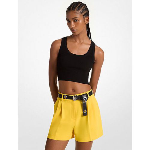 MK Short plissé en crêpe - Michael Kors - MICHAEL Michael Kors - Modalova