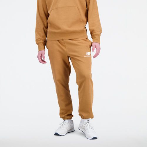 Pantalons Essentials Stacked Logo French Terry Sweatpant en , Cotton Fleece, Taille M - New Balance - Modalova