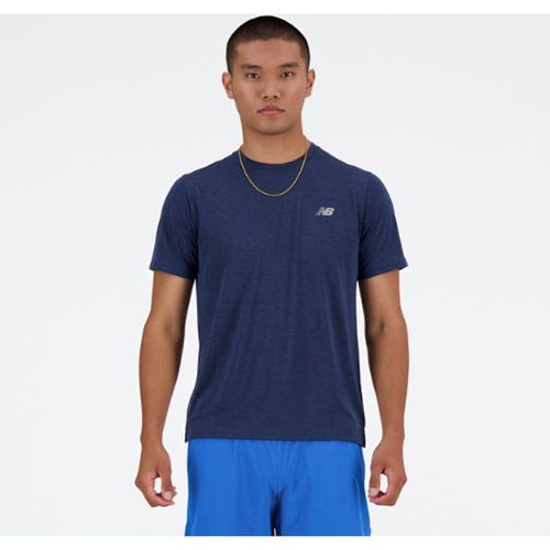 Athletics T-Shirt en Marine, Poly Knit, Taille 2XL - New Balance - Modalova
