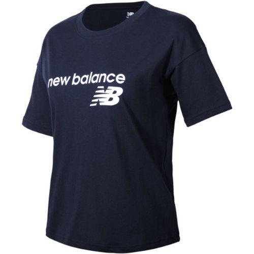 Classic Core Stacked T-Shirt en , Cotton, Taille L - New Balance - Modalova