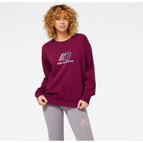 NB Essentials Puff Print Sweatshirt en , Cotton, Taille M - New Balance - Modalova