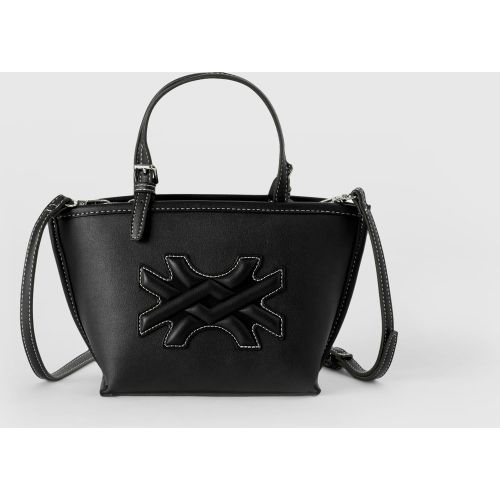Benetton, Sac Effet Simili-cuir À Logo, taille OS, Noir - United Colors of Benetton - Modalova