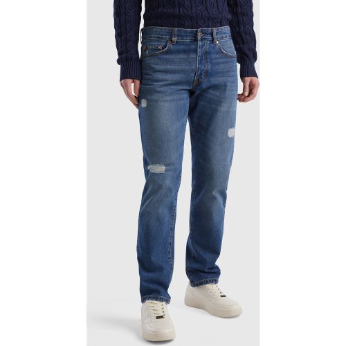 Benetton, Jeans Droit, taille 30, Bleu Clair - United Colors of Benetton - Modalova