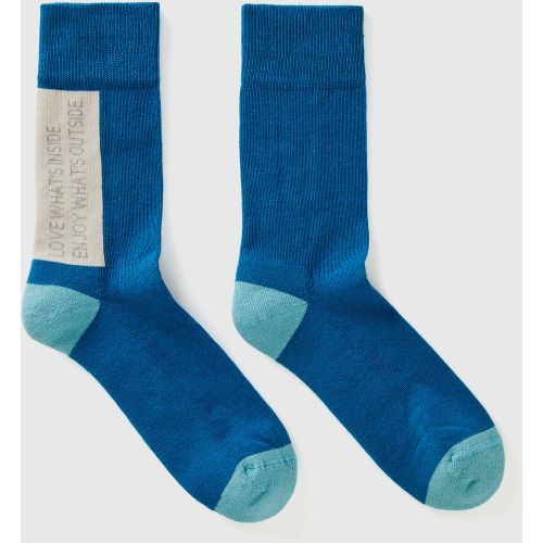 Benetton, Chaussettes En Coton Bio Stretch, taille 36-41, Bleu Clair - United Colors of Benetton - Modalova