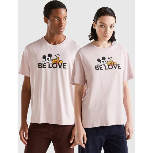 Benetton, T-shirt Rose Mickey Mouse Et Pluto, taille S, Rose - United Colors of Benetton - Modalova