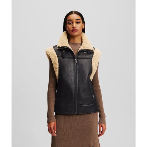 Gilet Imitation Daim, , /, Taille: XL - Karl Lagerfeld - Modalova