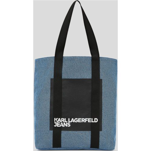 Klj Box Logo Denim Tote Bag, , , Taille: One size - Karl Lagerfeld - Modalova