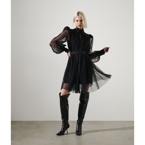 Robe En Mesh Et Sequins Karl Studio, , , Taille: X38 - Karl Lagerfeld - Modalova