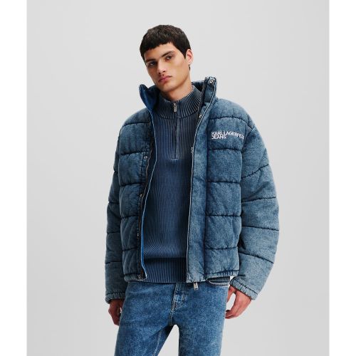 Veste Matelassée En Denim Klj, , , Taille: XL - KL Jeans - Modalova